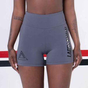 New gym shorts Labellamafia Grey Biker Shorts